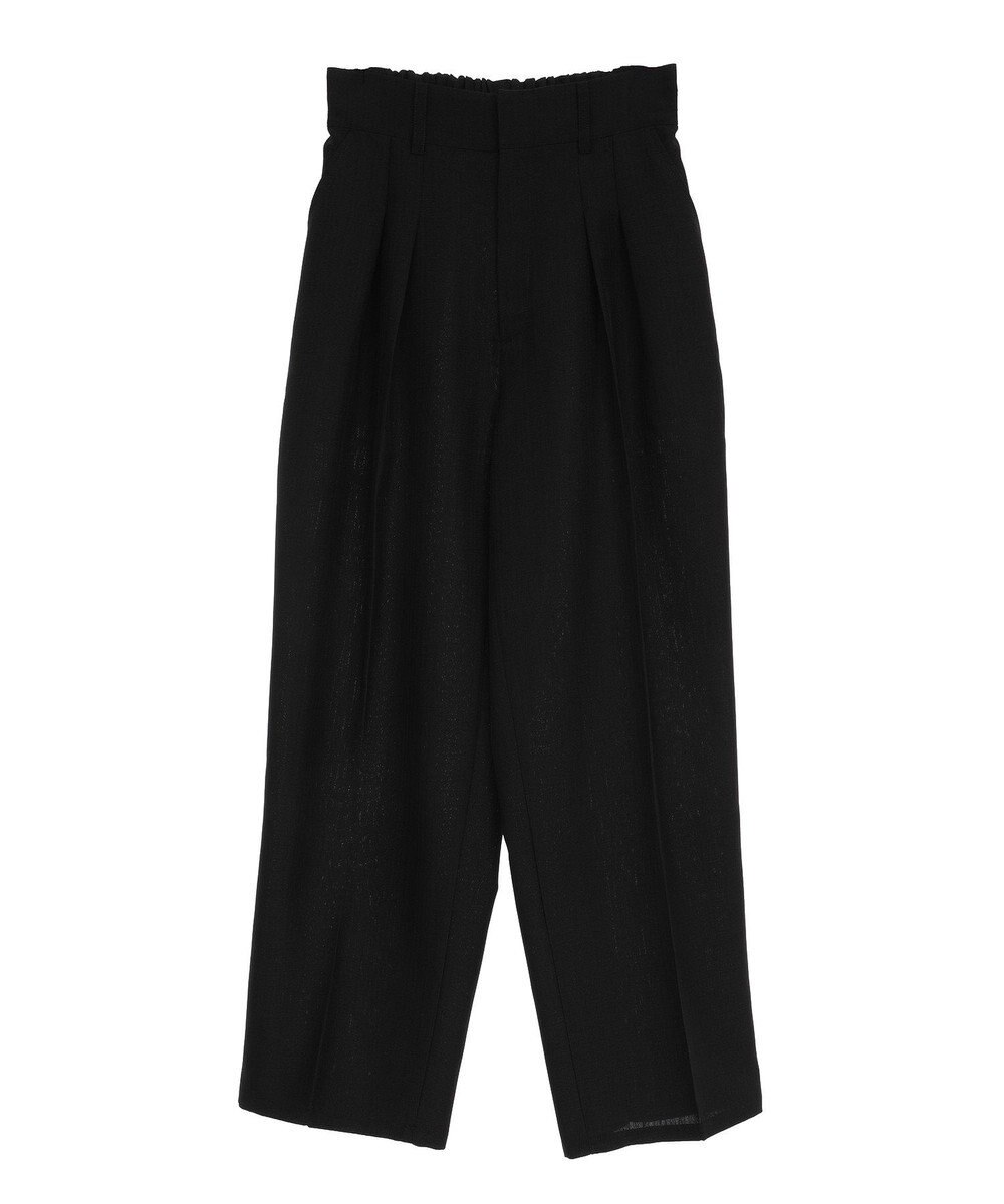 Green Parks ・ＥＬＥＮＣＡＲＥ　ＤＵＥ　リネンライク２タックパンツ 