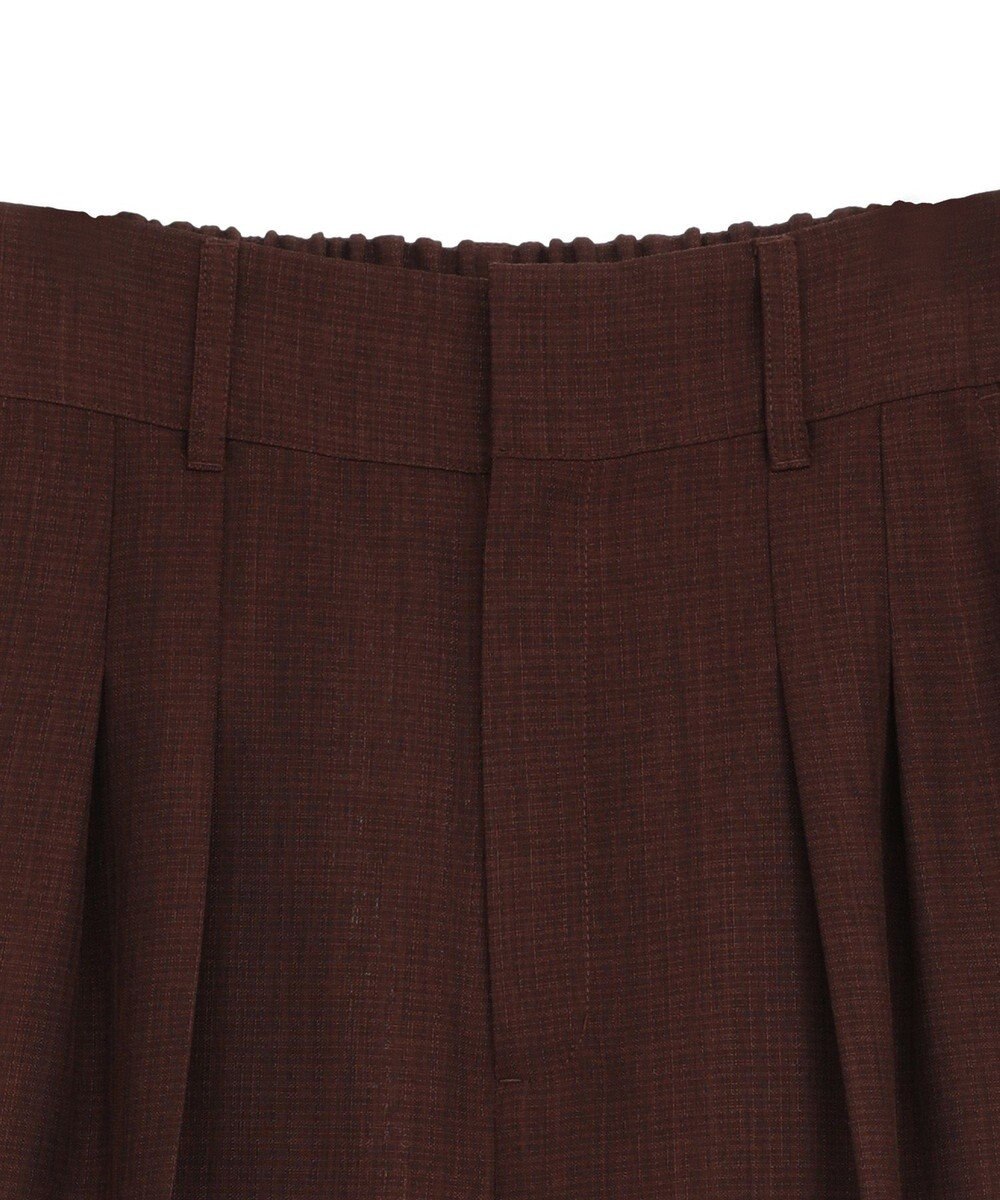 Green Parks ・ＥＬＥＮＣＡＲＥ　ＤＵＥ　リネンライク２タックパンツ 