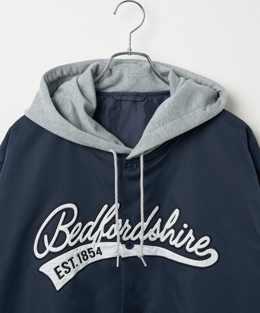 WEGO 【ユニセックス着用ITEM】フードワッペンスタジャン 