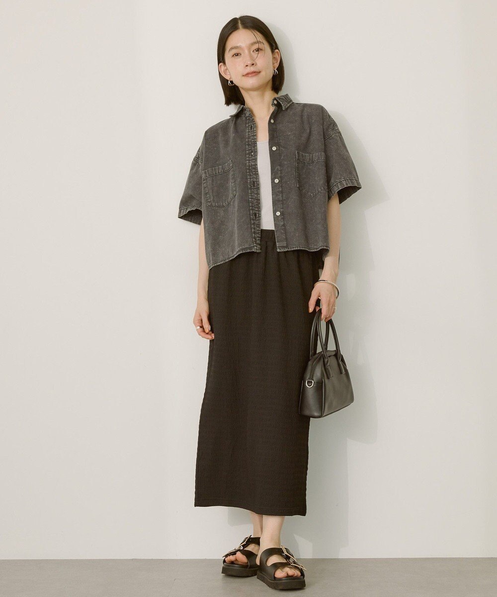 AMERICAN HOLIC シャーリングナロースカート 