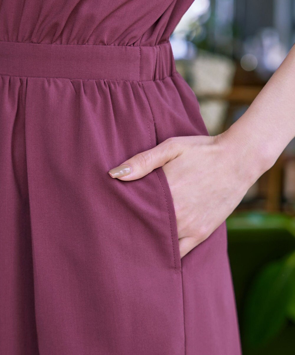 Tiaclasse 【洗える】フラップポケットワンピース 