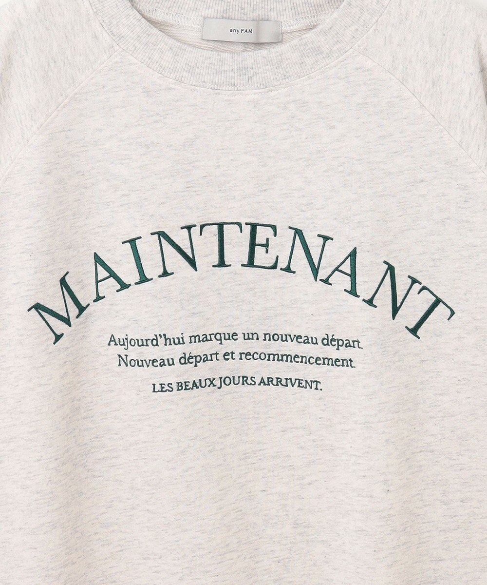 ANY L 【UVケア/洗濯機可】ロゴスウェットプルオーバー 