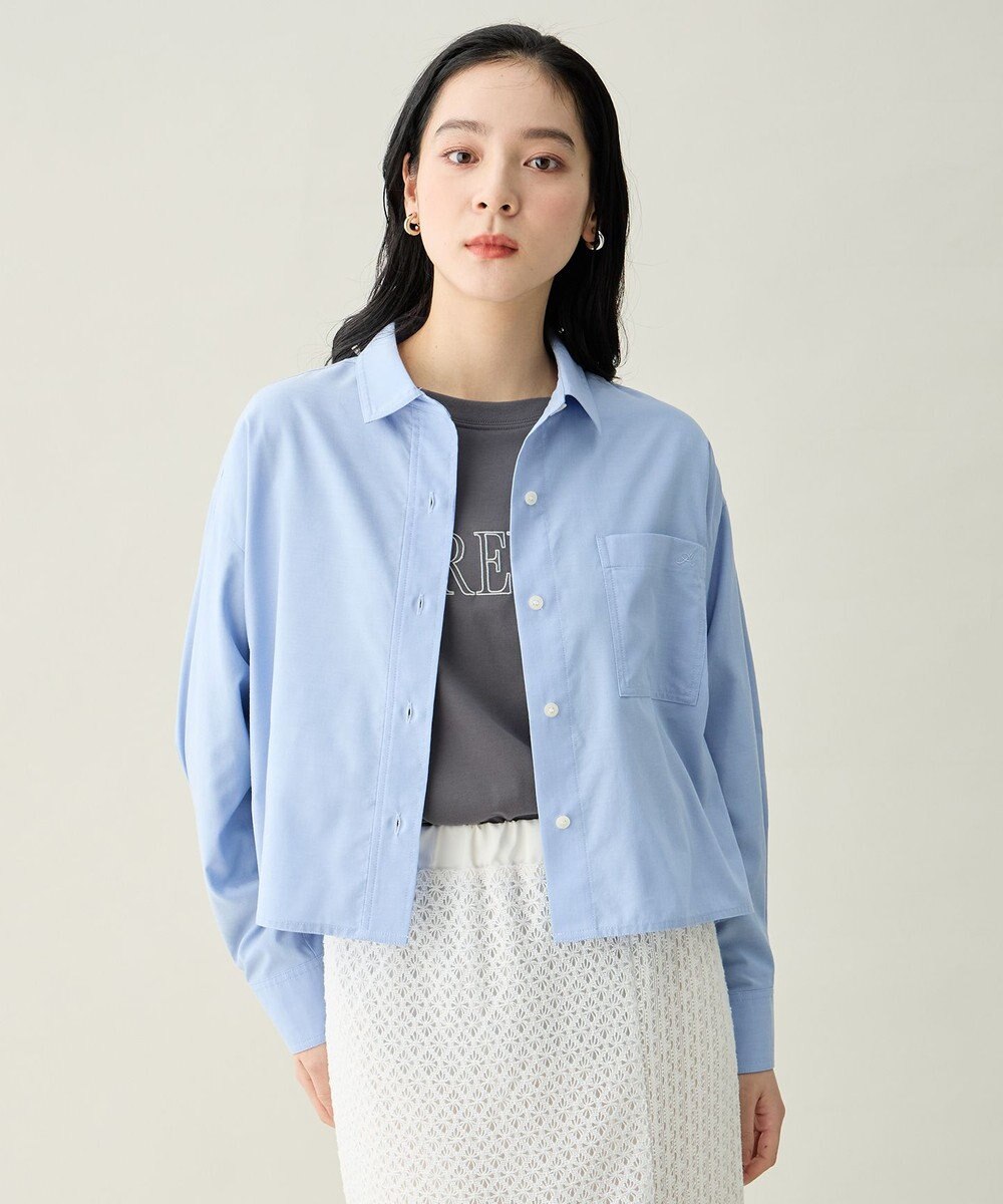 ANY L ANYクロップドシャツ 