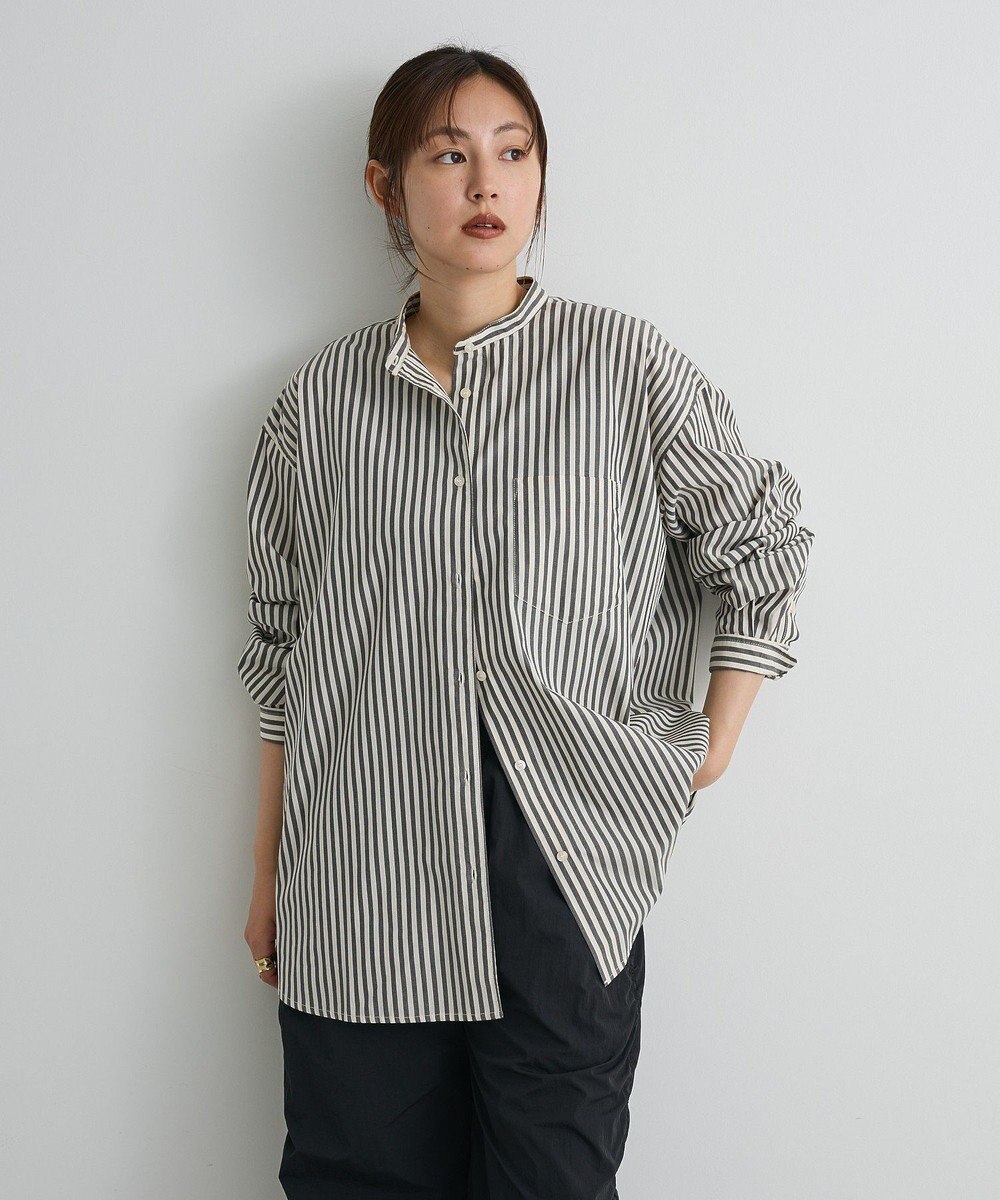 CRAFT STANDARD BOUTIQUE バンドカラーシャツ 