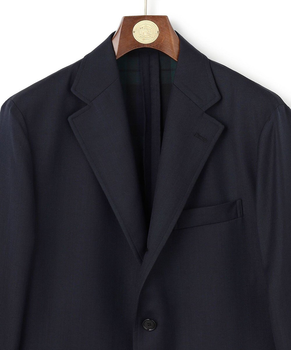 J.PRESS MEN 【SHACKET】ブラックウォッチ サマーダブルフェイス ジャケット 