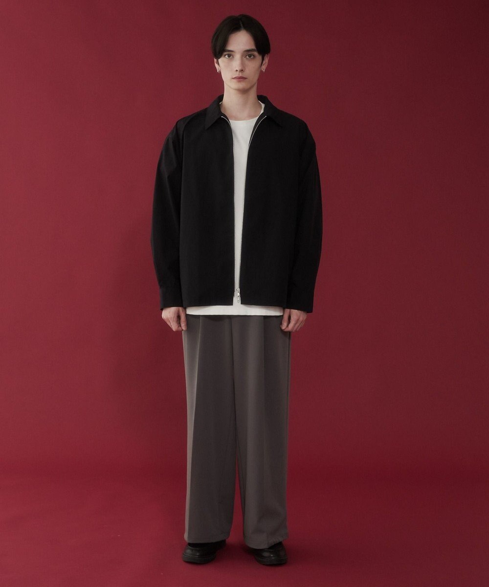 WEGO ブロードダブルZIPシャツ（LS） 