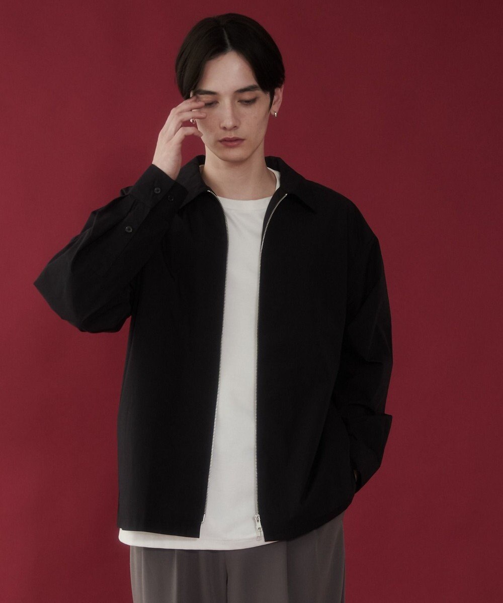 WEGO ブロードダブルZIPシャツ（LS） 