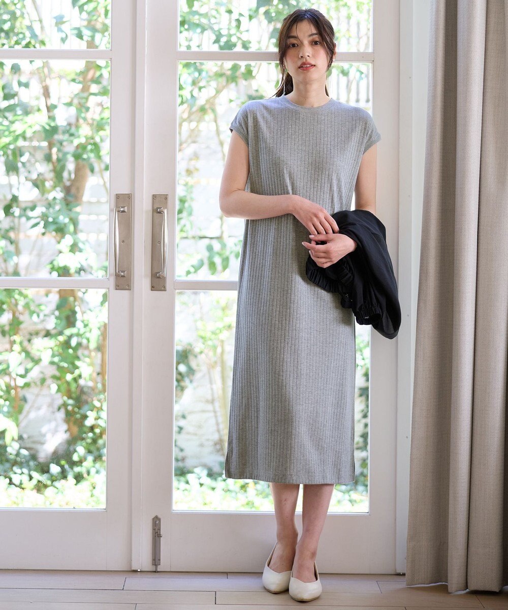 ANY 汗ジミ防止テレコワンピース 