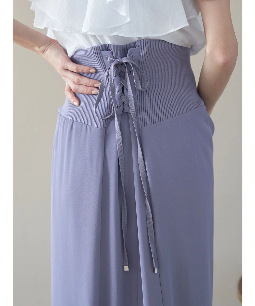 earth music&ecology バックレースサイドリブマーメイドスカート 