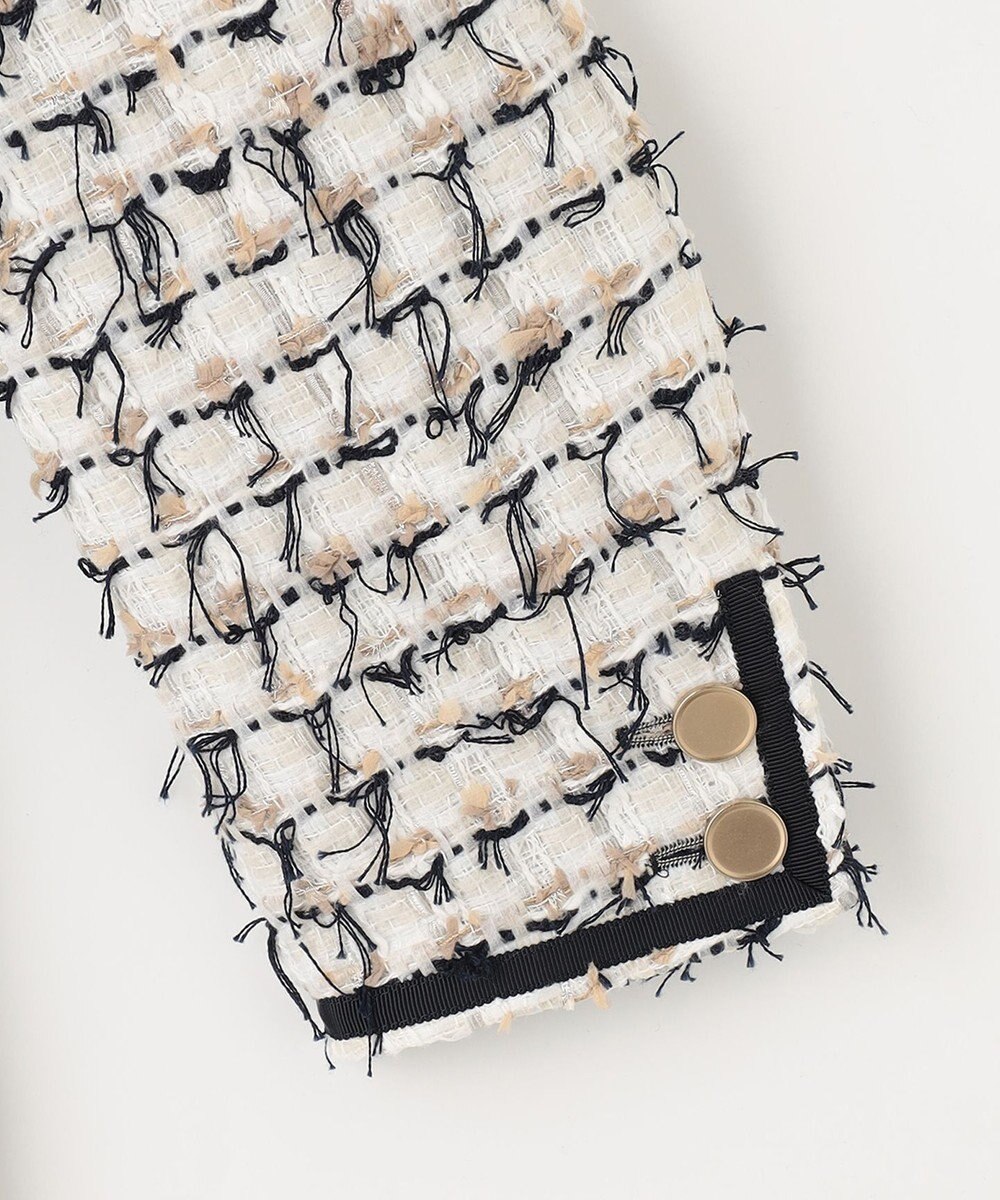 自由区 ファンシーツイード ジャケット 