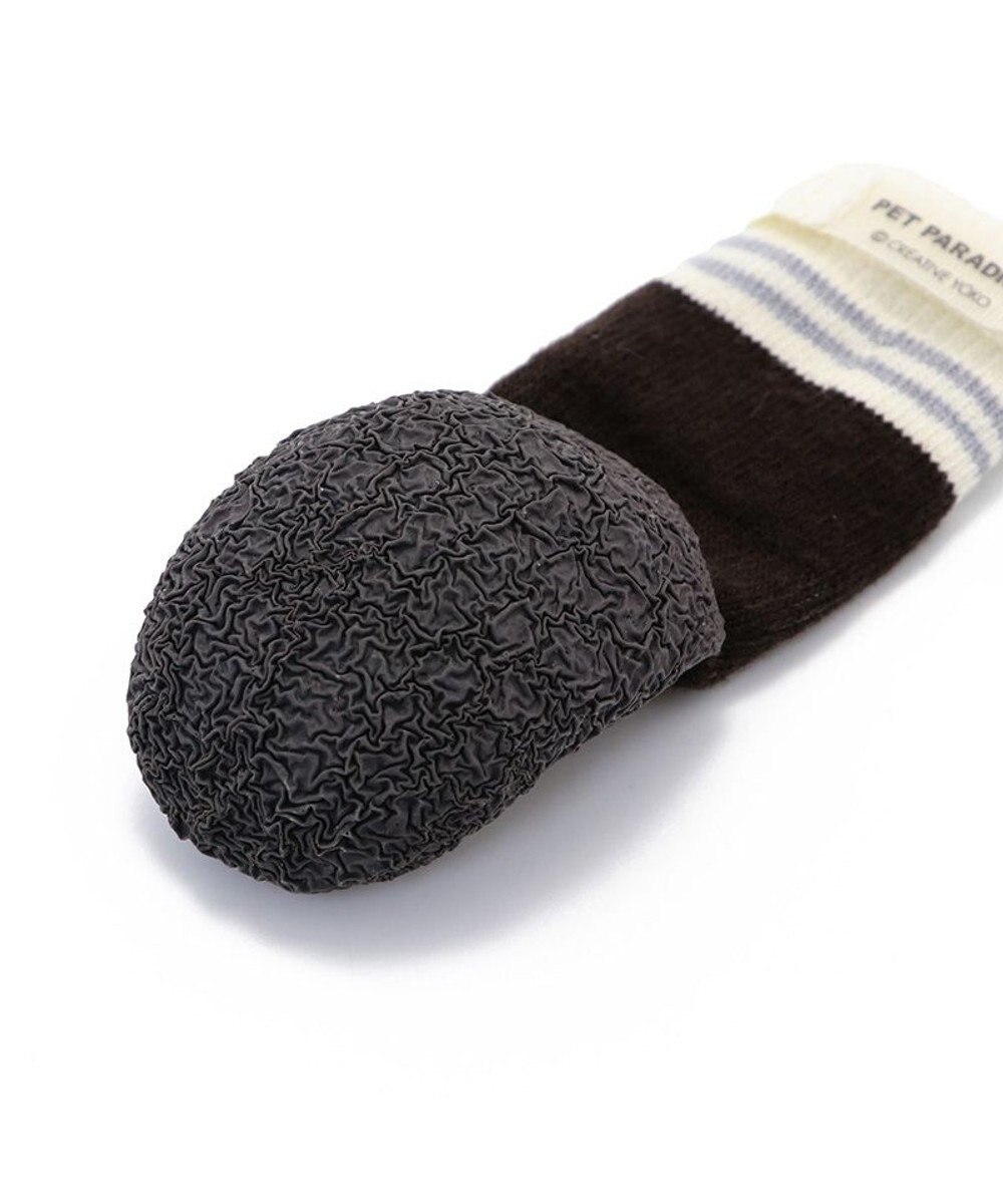 PET PARADISE 犬 靴 靴下 フィットシューズ 【Ｓ】 グリーン ブラウン 