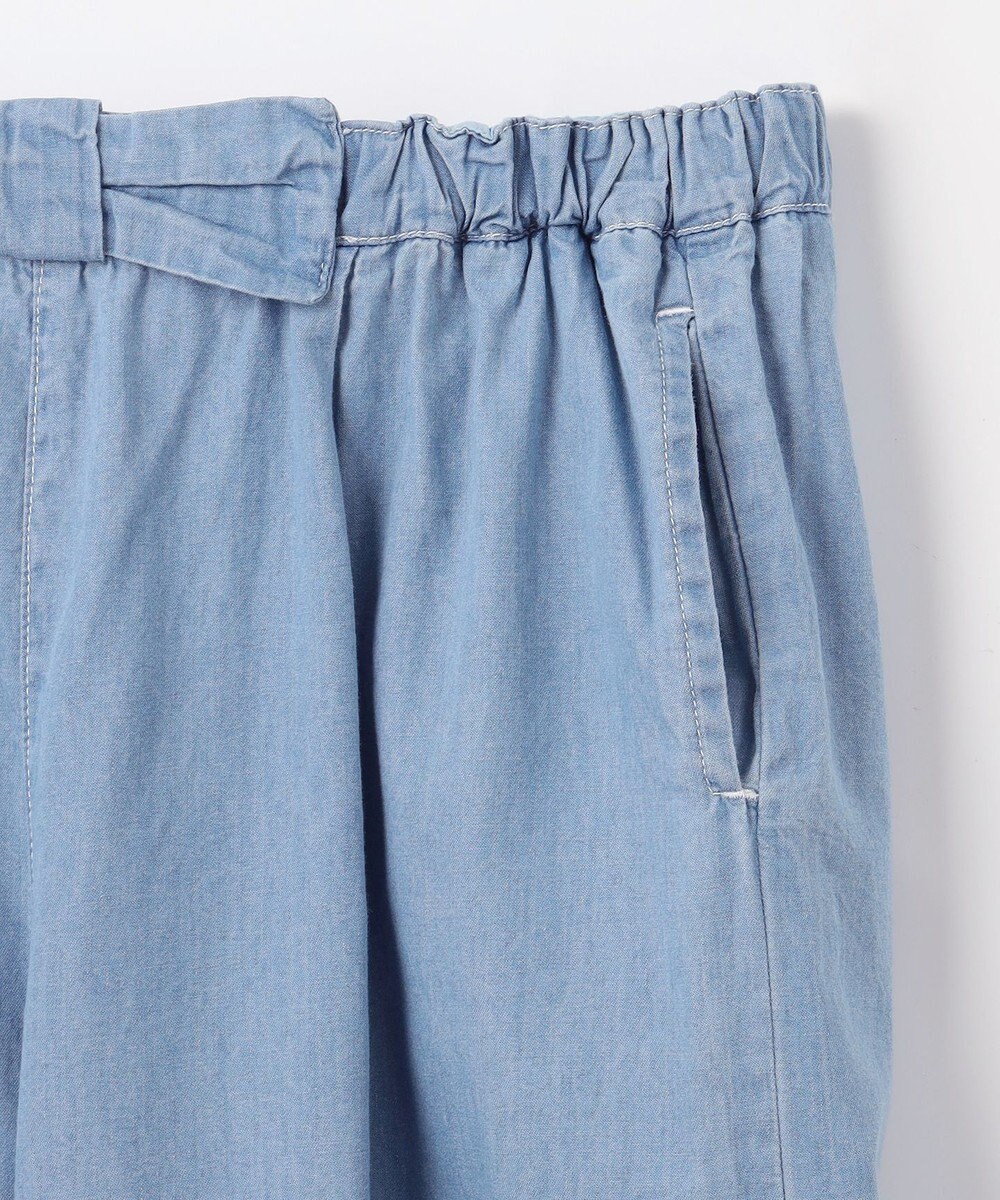 ANY KIDS シャンブレー ガウチョパンツ 