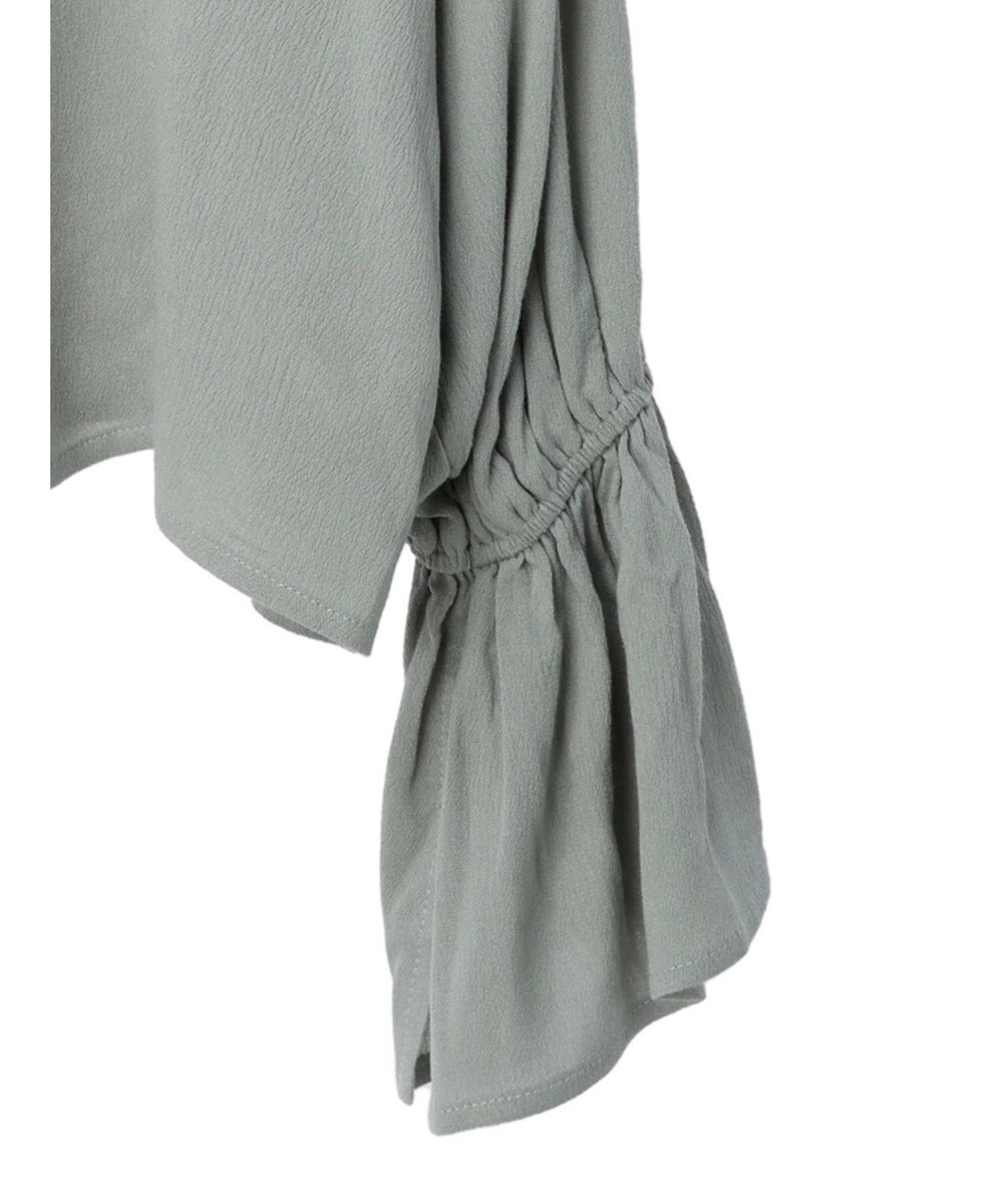 Green Parks ・Ｐｅｔｉｔ　Ｆｌｅｕｒ　ラッフルショルダーブラウス 