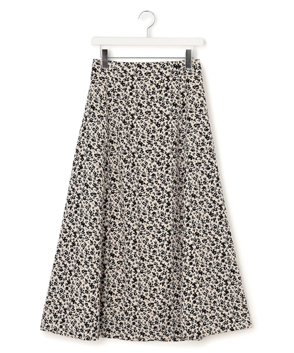 J.PRESS YORK STREET 【WOMEN】フラワープリント フレアスカート 