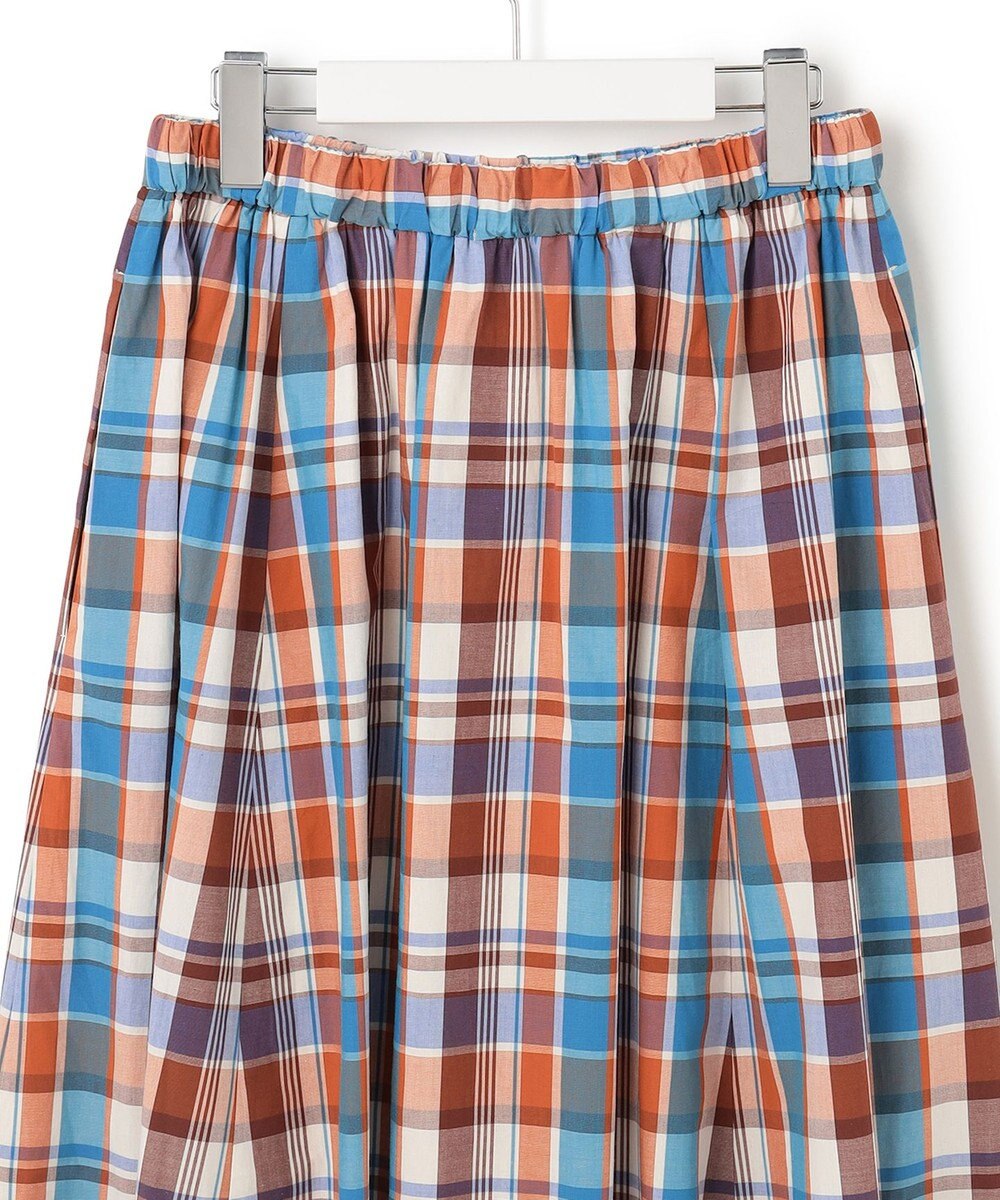 J.PRESS YORK STREET 【WOMEN】チェックフレアスカート 