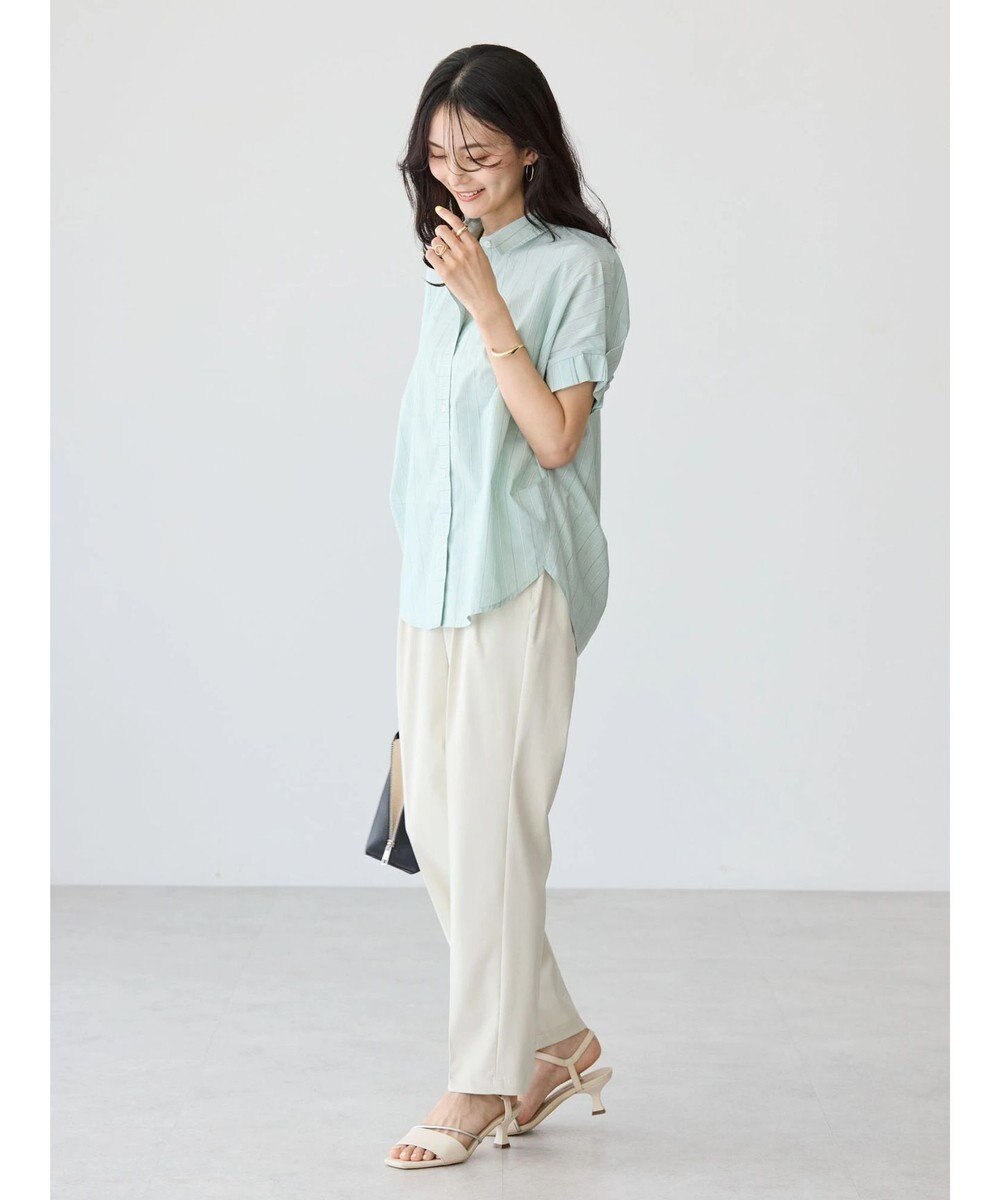 AMERICAN HOLIC ＵＶカット袖タックフレンチスリーブシャツ 