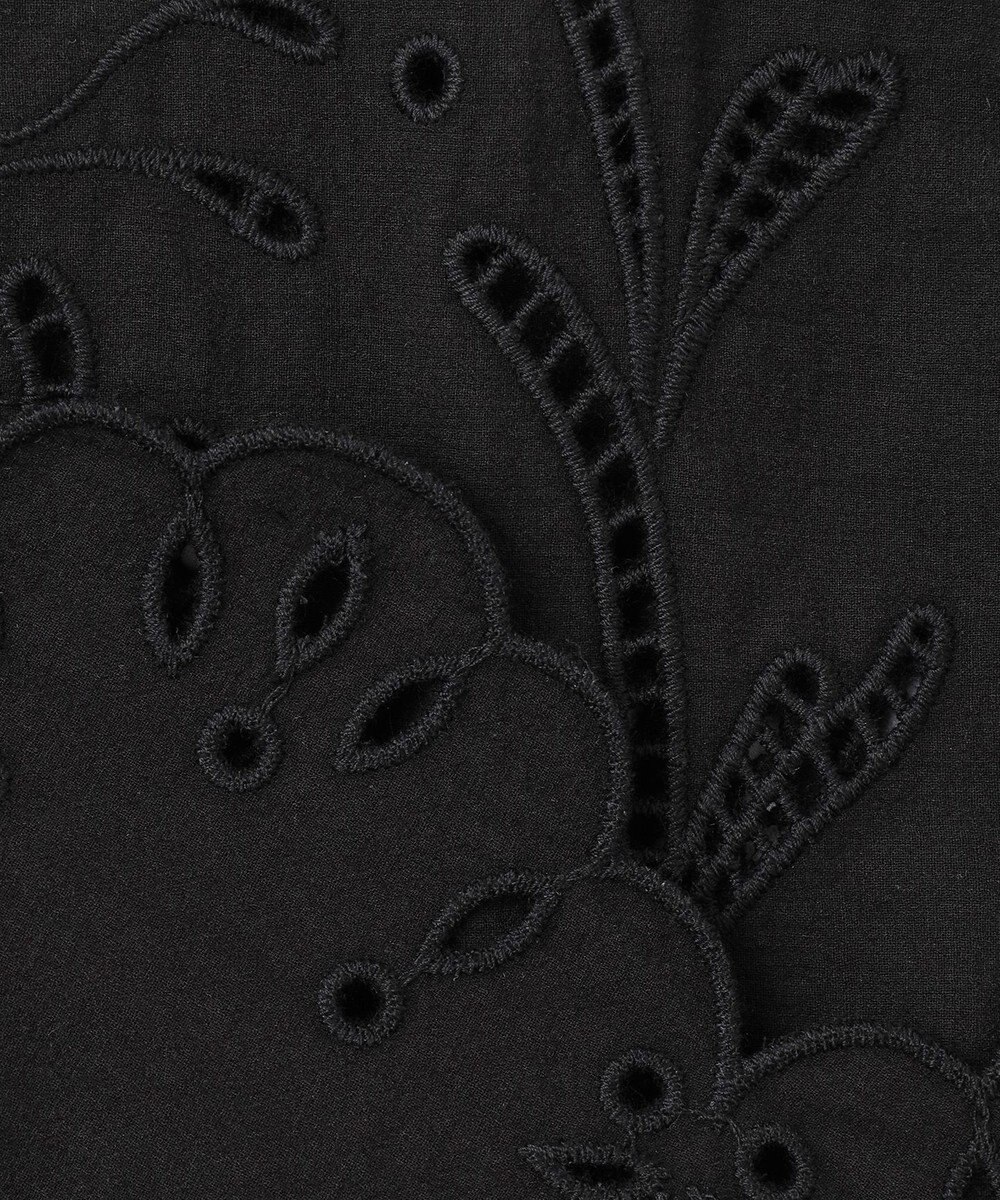 BEIGE， 【洗える】GALLERIA / コットンエンブロイダリーノースリーブブラウス 