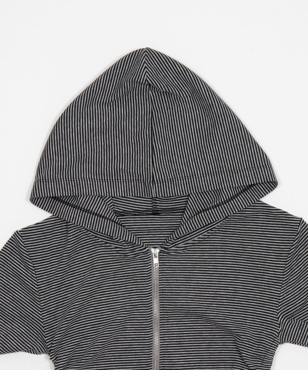 WEGO サイドリボンカットジップパーカー 