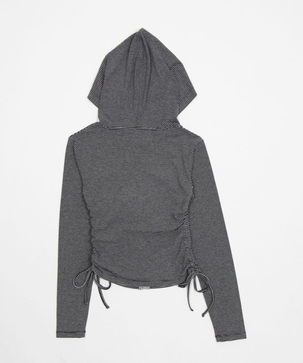 WEGO サイドリボンカットジップパーカー 