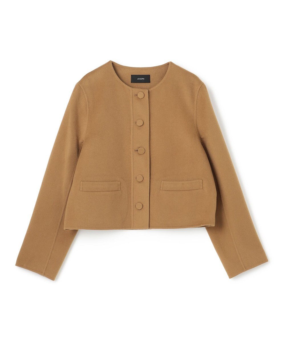 JOSEPH ライトダブルフェイス　ショート丈ジャケット 