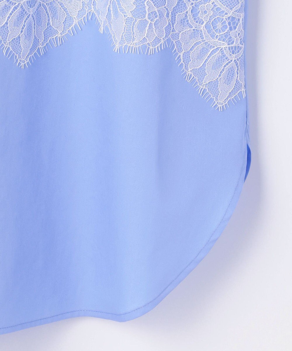 自由区 【カトリエムブーケ】Borde de dentelle ラッセルレースシャツ 