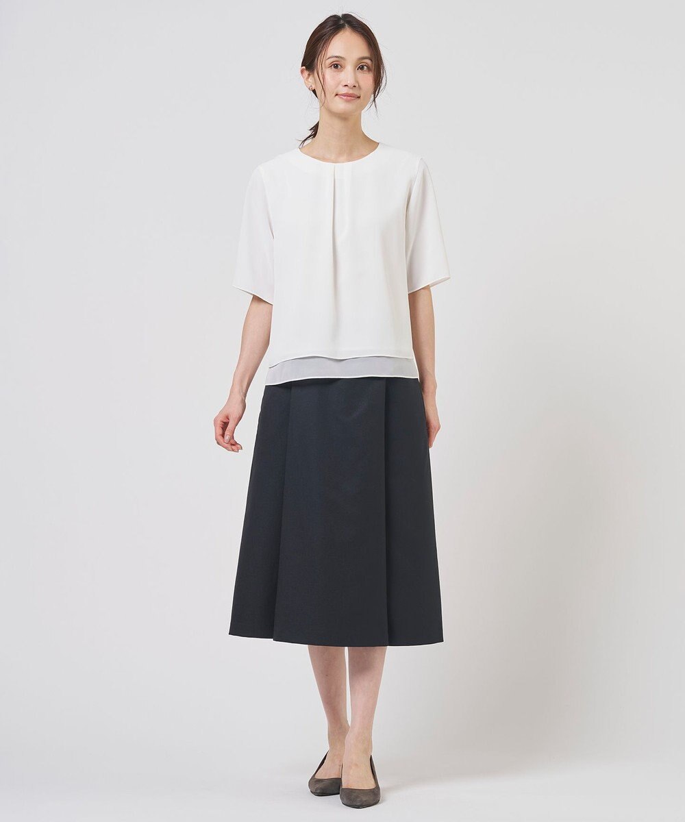 J.PRESS LADIES OXIJEWEL ストレッチ スカート 