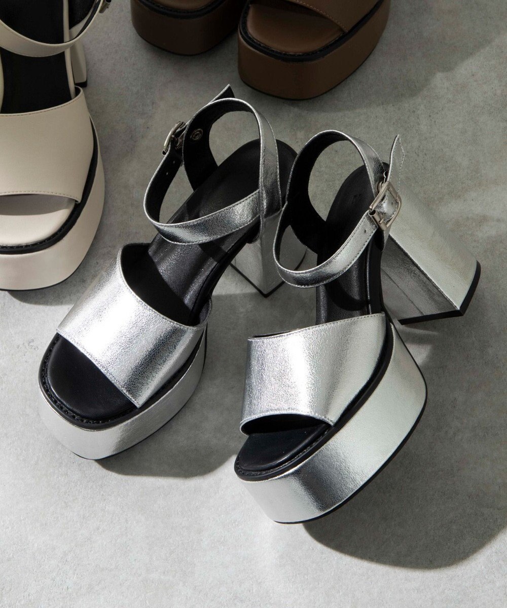 WEGO ストーム付きヒールサンダル 