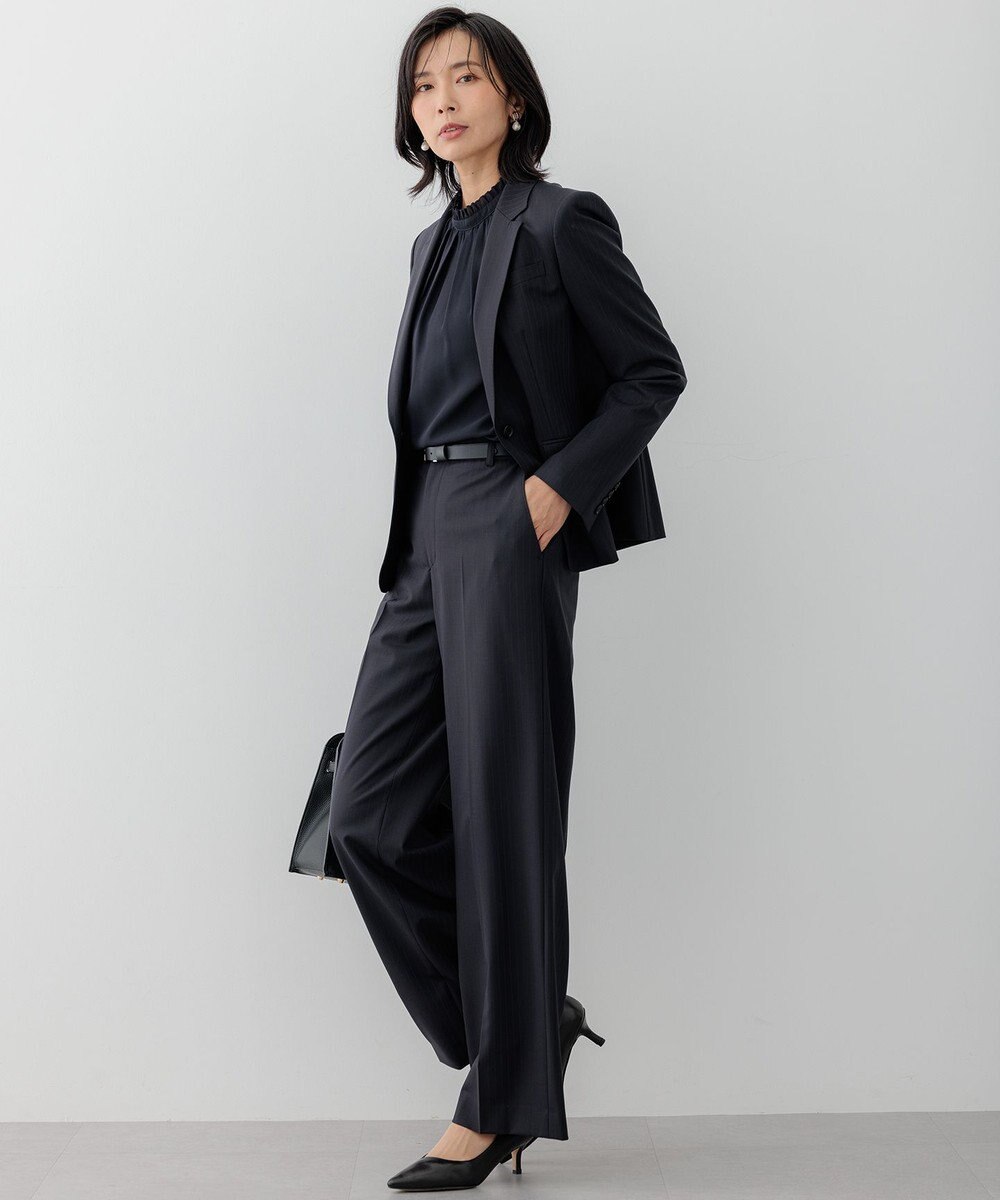 23区 L 【セットアップ対応】ラフィーネウール 一つ釦 ジャケット 