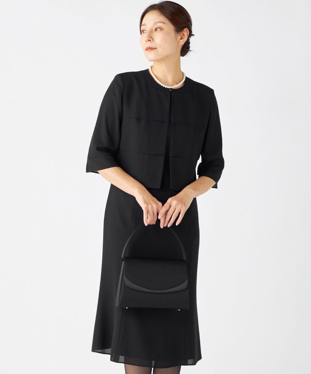 自由区 FORMAL 【人気NO.1 / 洗える】ボレロ風ワンピース 