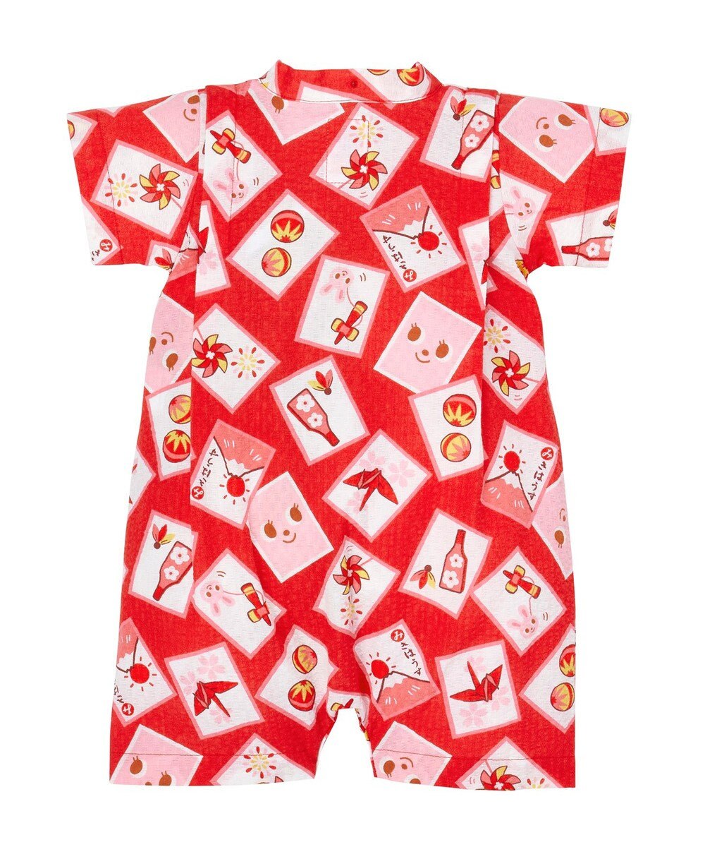 MIKI HOUSE HOT BISCUITS 【ミキハウス】【60-80cm】甚平オール 