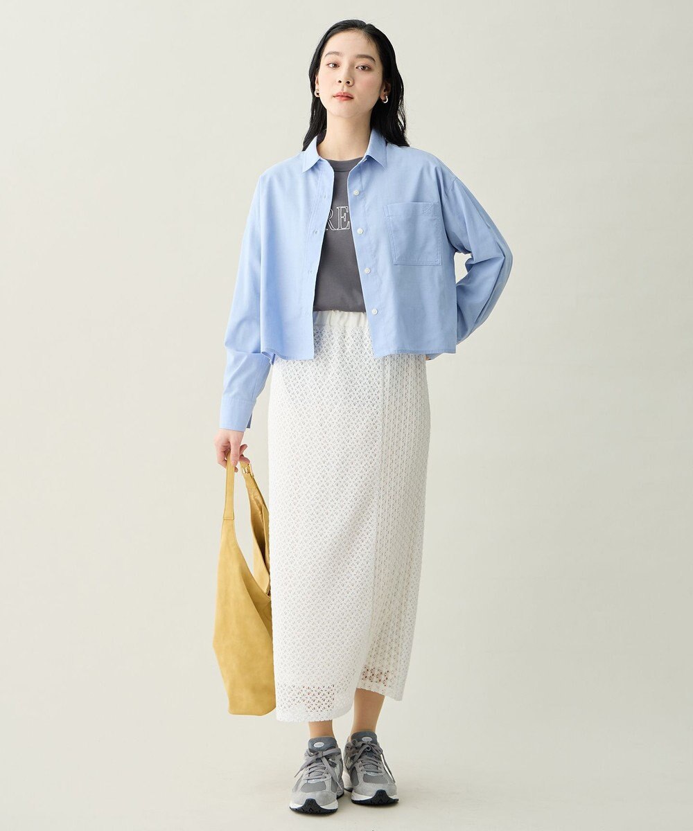 ANY L ANYクロップドシャツ 