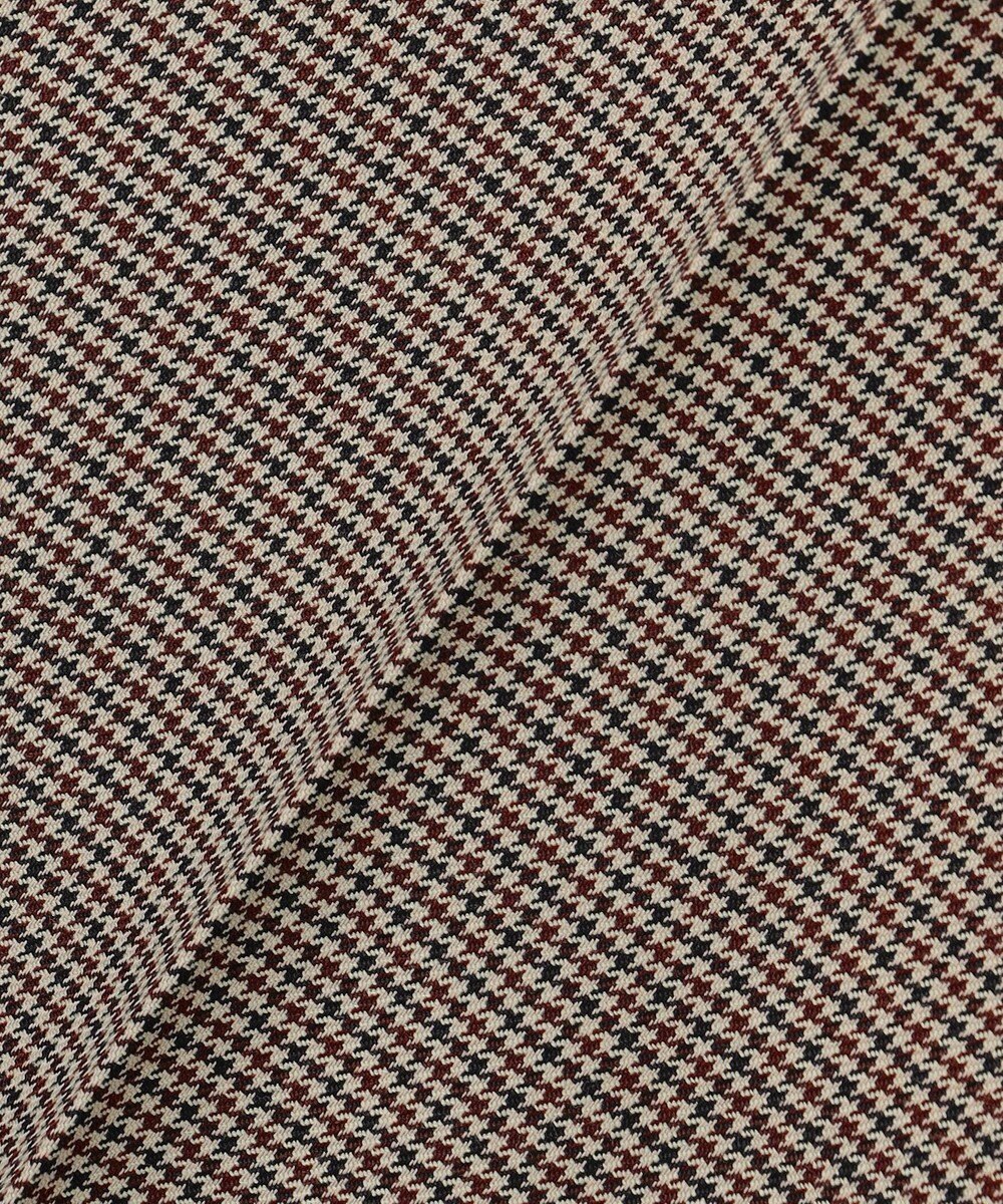 J.PRESS MEN 【J.PRESS ORIGINALS】【UNISEX】Wool Polyester Gunclub Check Piped Stem Nontuck Slacks 