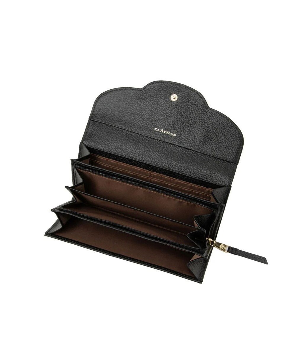 CLATHAS ペルル かぶせ長財布 