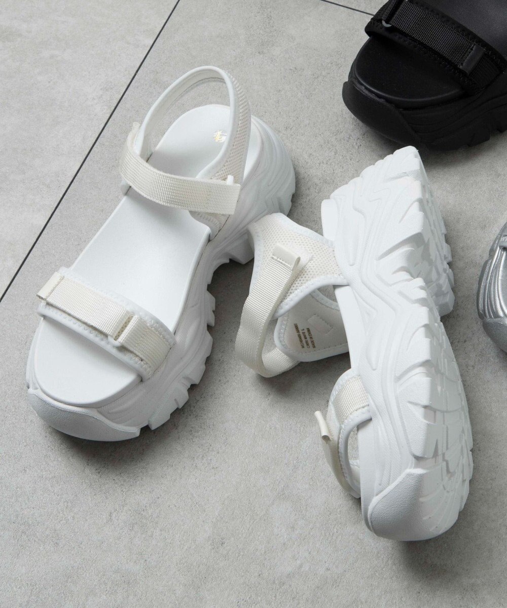 WEGO 【S～XLサイズ】厚底ダッドスポーツサンダル 