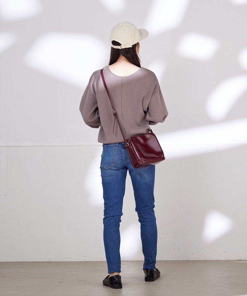 Tiaclasse 【洗える】2WAYパール釦ニットトップス 