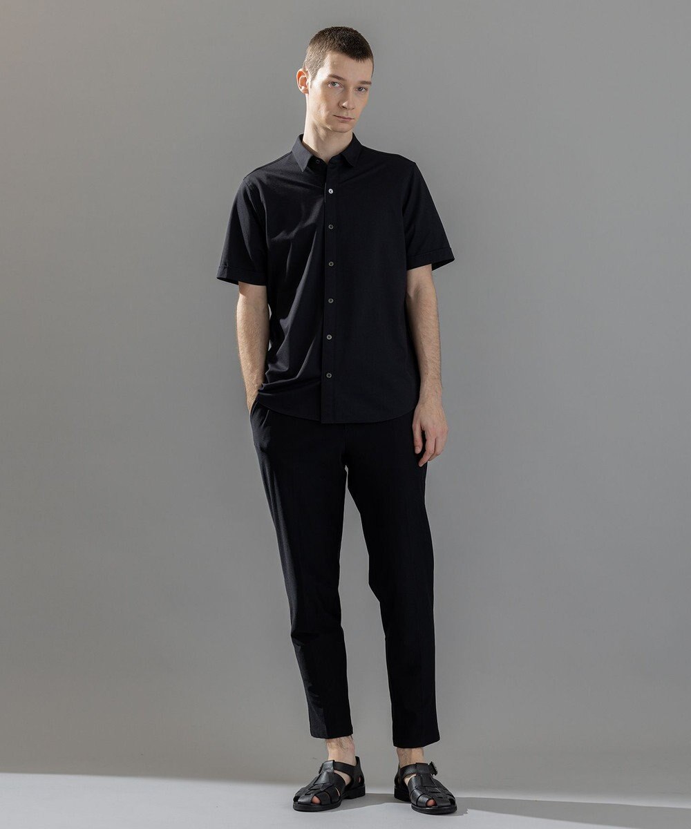 JOSEPH HOMME 新素材【洗える/ストレッチ】ハイゲージコットンジャージー 　レギュラーカラーシャツ 