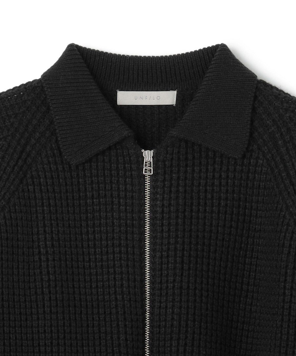 UNFILO MENS 【男女兼用】ウールポップコーン ジップ ブルゾン 