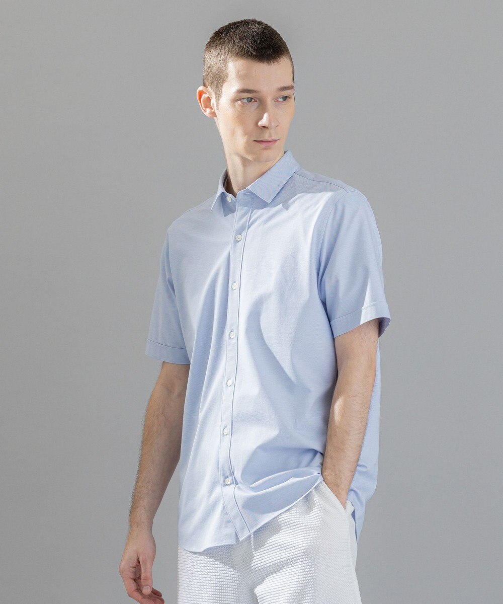 JOSEPH HOMME 新素材【洗える/ストレッチ】ハイゲージコットンジャージー 　レギュラーカラーシャツ 