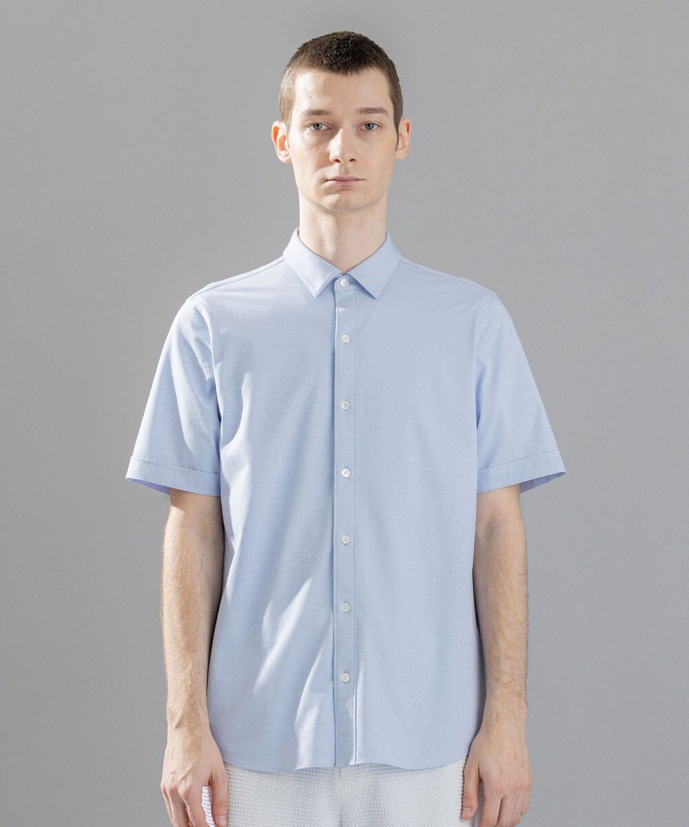 JOSEPH HOMME 新素材【洗える/ストレッチ】ハイゲージコットンジャージー 　レギュラーカラーシャツ 