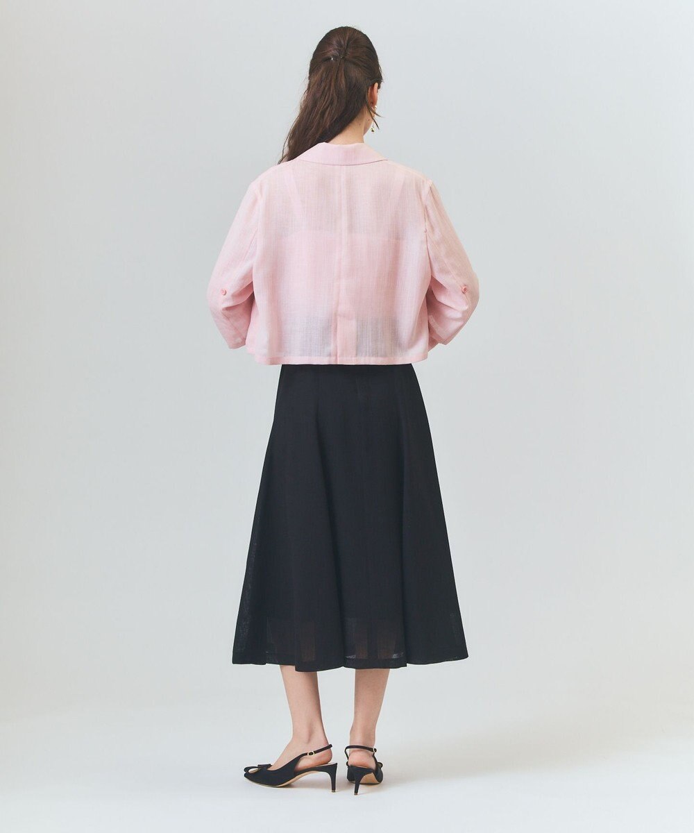 GRACE CONTINENTAL リネンライクシアージャケット 