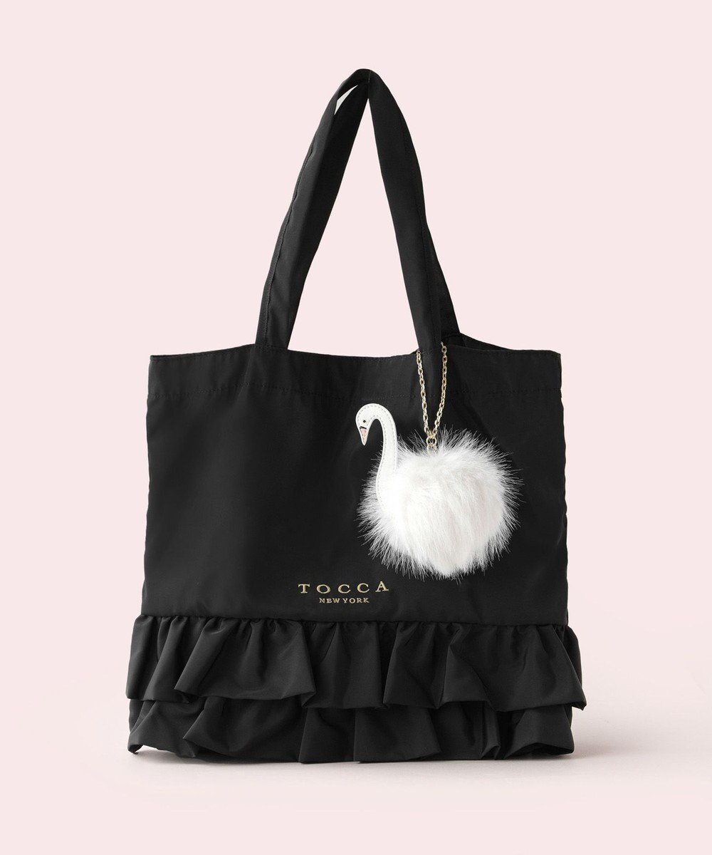 TOCCA SOGNO FUR CHARM TOTE トートバッグ【WEB＆一部店舗限定・A4サイズ対応】 