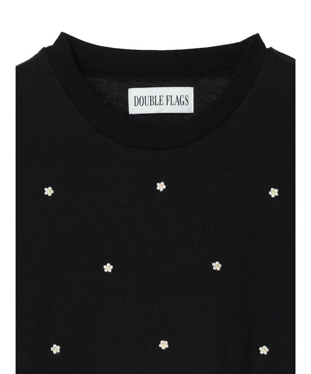 Green Parks ・Ｄｏｕｂｌｅ　Ｆｌａｇｓ　フラワー刺繍Ｔシャツ 