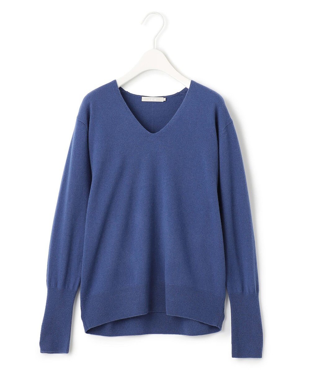 ICB 【人気のため新色追加・WEB限定カラーあり】ソフトウールハイゲージ Vネックニット 