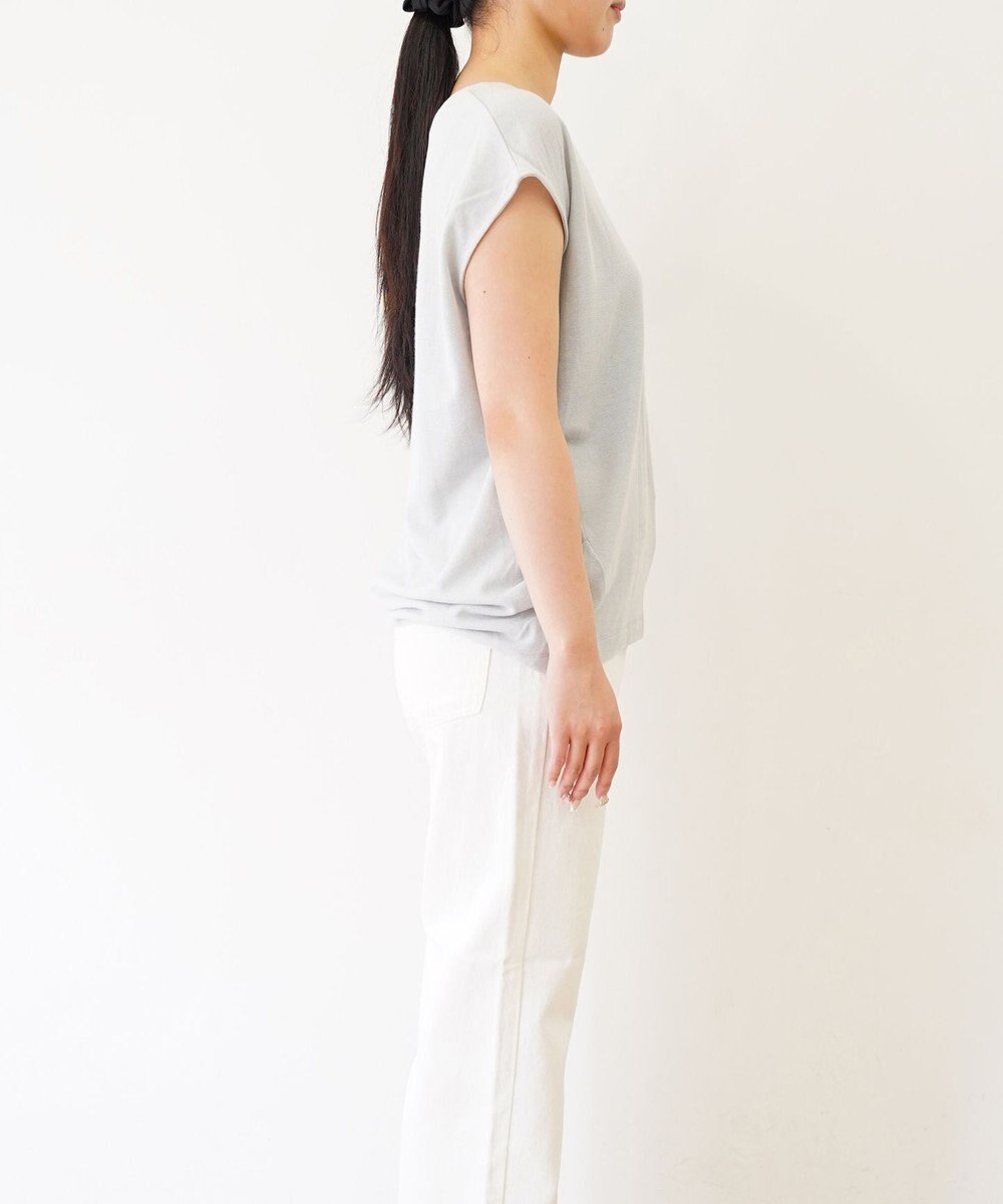 TOQUE  〈大草直子さんアドバイザー〉 【洗える/天然素材】ロイヤルベビーアルパカ×タンギスコットン鹿の子フレンチT 