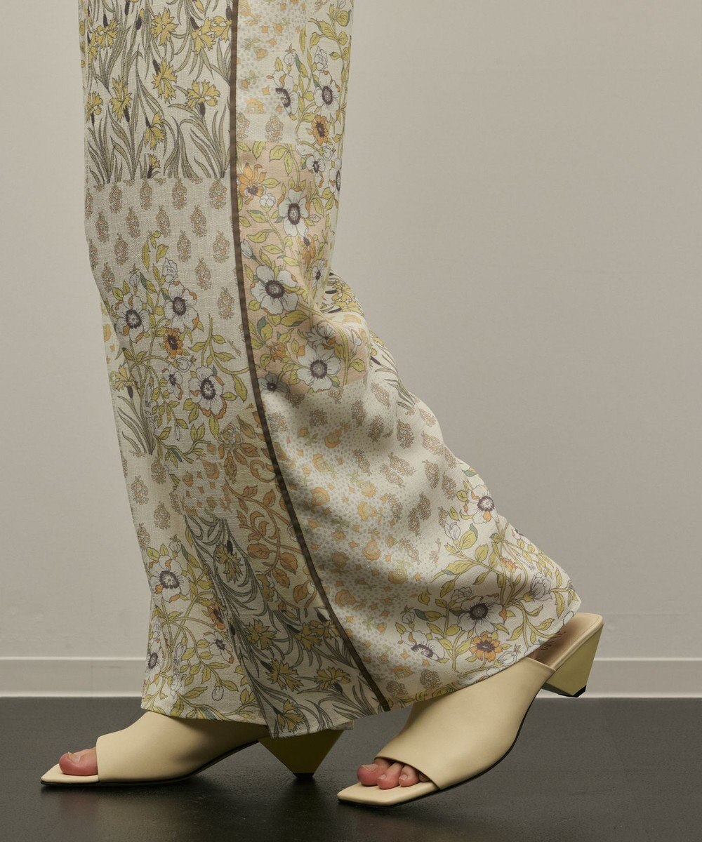 GRACE CONTINENTAL プリントイージーパンツ 