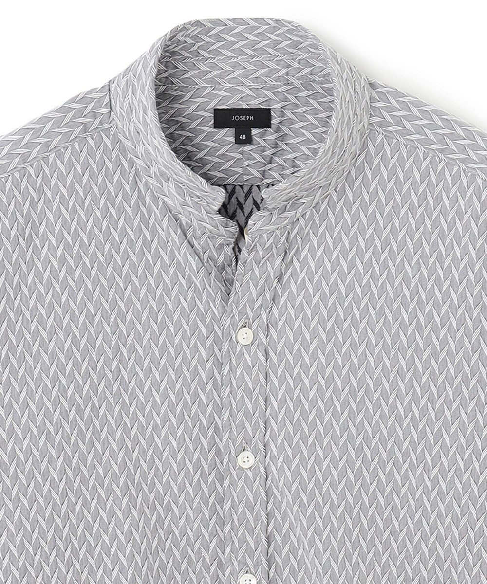 JOSEPH HOMME アロージャガードストレッチ　ウイングカラーシャツ 