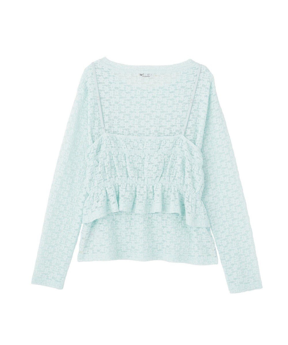 earth music&ecology SET2点カットレースプルオーバー＋ビスチェ 