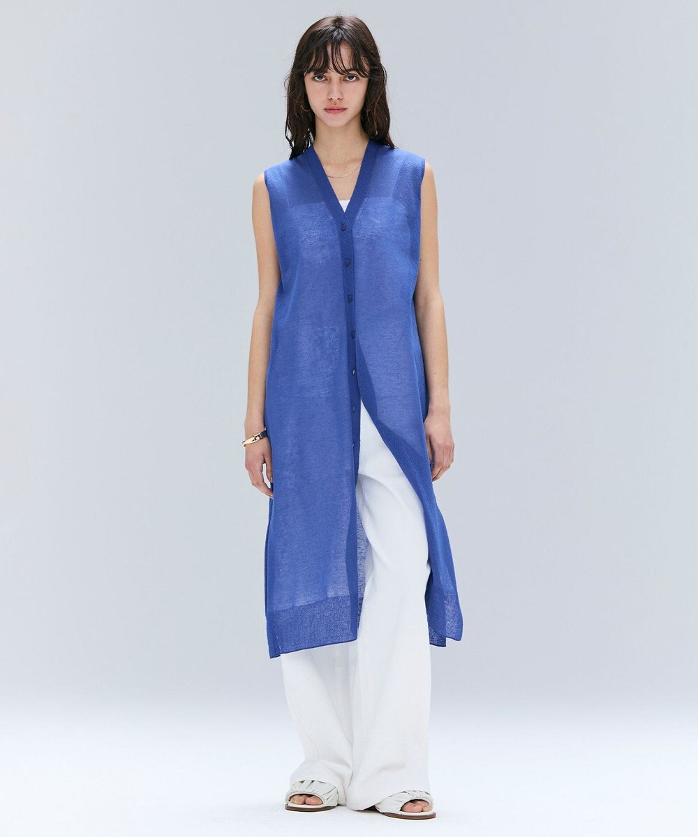 BEIGE， 【洗える】NAVIGLIO / フルレングスデニムバギーパンツ 