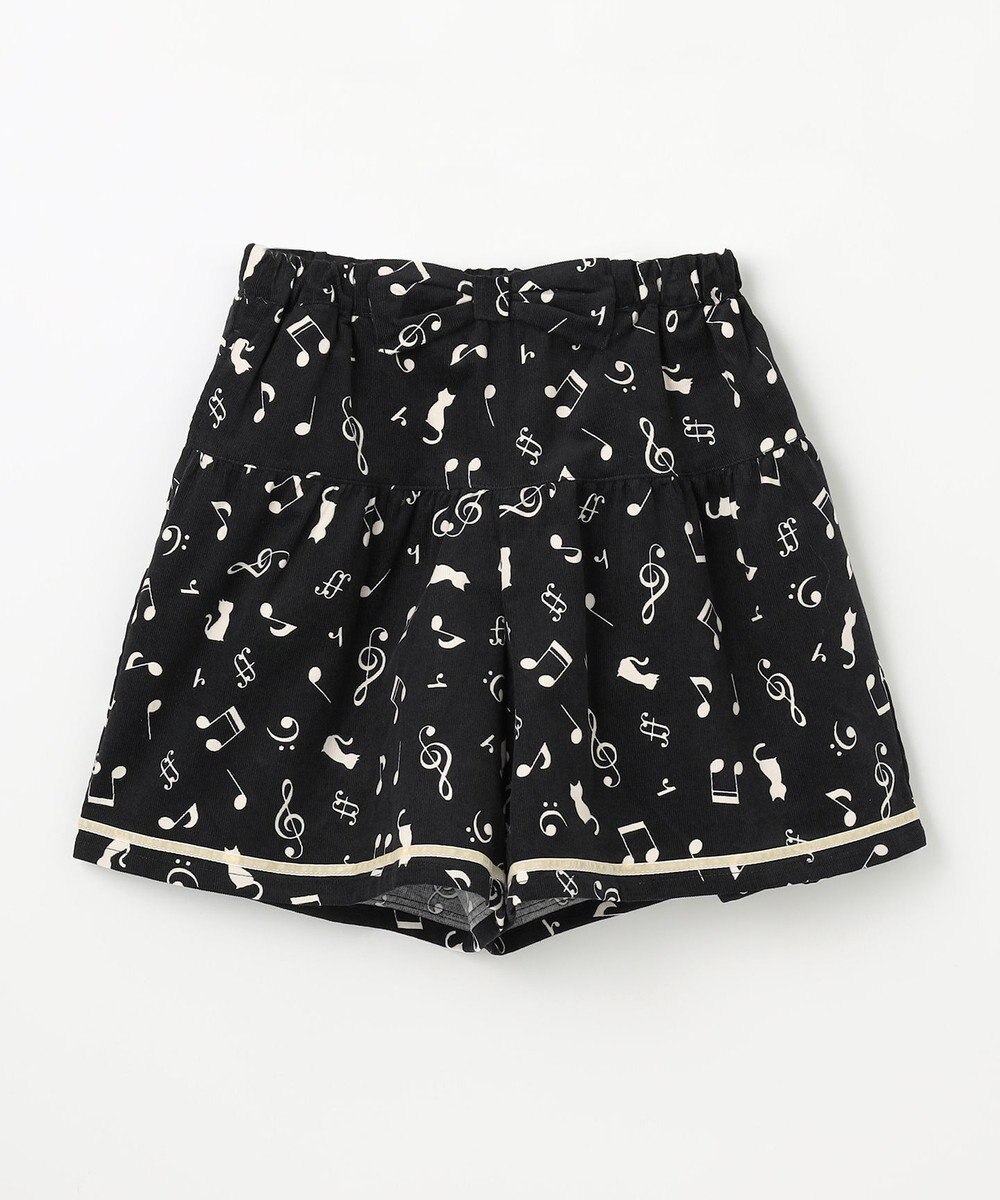 ANY KIDS 音符総柄キュロット 