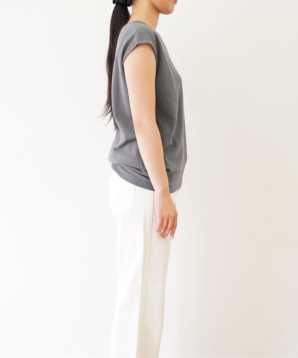 TOQUE  〈大草直子さんアドバイザー〉 【洗える/天然素材】ロイヤルベビーアルパカ×タンギスコットン鹿の子フレンチT 